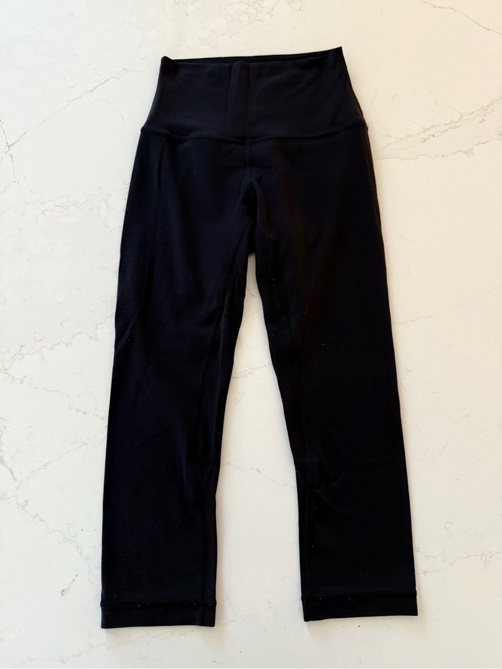 Lululemon Black Cropped High-Rise Leggings - Picture 2 of 5